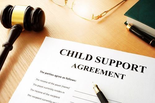 Child support after job change